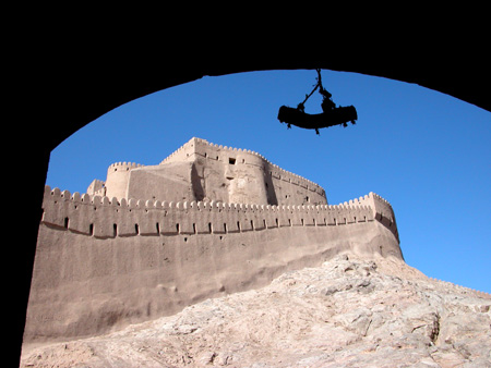 Arg-e Bam (Bam Citadel), Iran: View of the citadel from gate