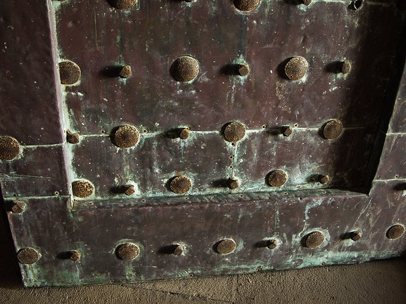 39 Detail of metal door -- Beit ed Dîne (palace), Chouf Mountains, Lebanon
