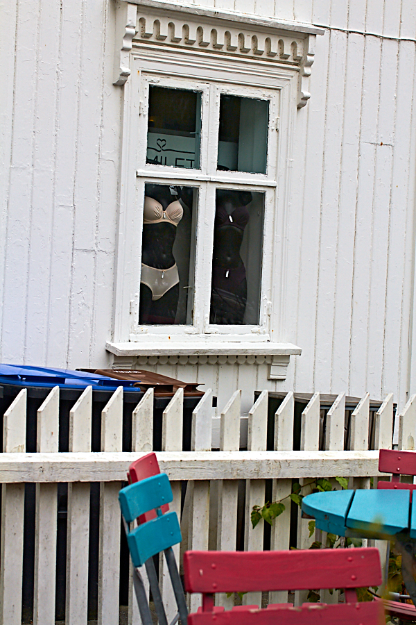 Shop window, Tvedestrand, 2014 — Agder County, Sørlandet, Norway