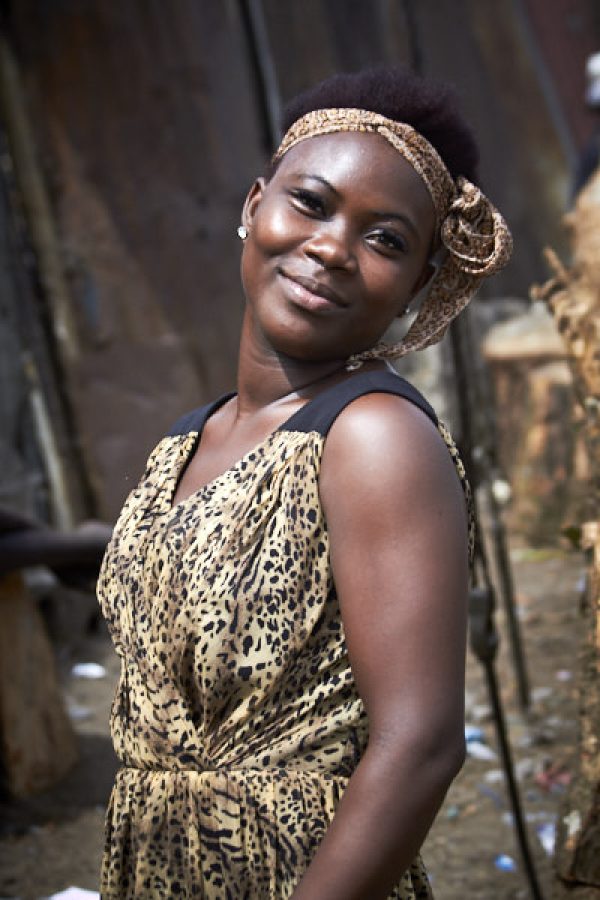 Woman posing, West Point – Monrovia, Liberia