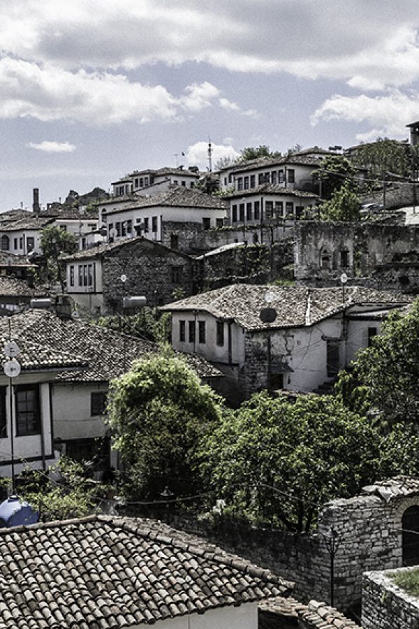 Houses within the castle — Berat, Albania